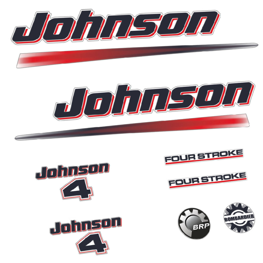 Tarrat Johnson 4HV Nelitahtimoottori perämoottori vinyylitarrat