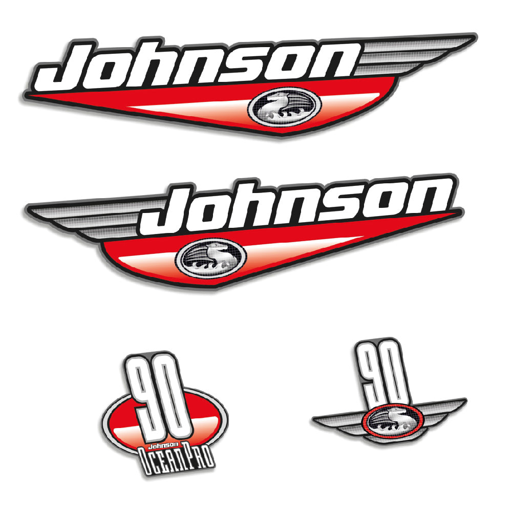 Tarrat Johnson 90HV Ocean Pro 1999-2000 perämoottori vinyylitarrat