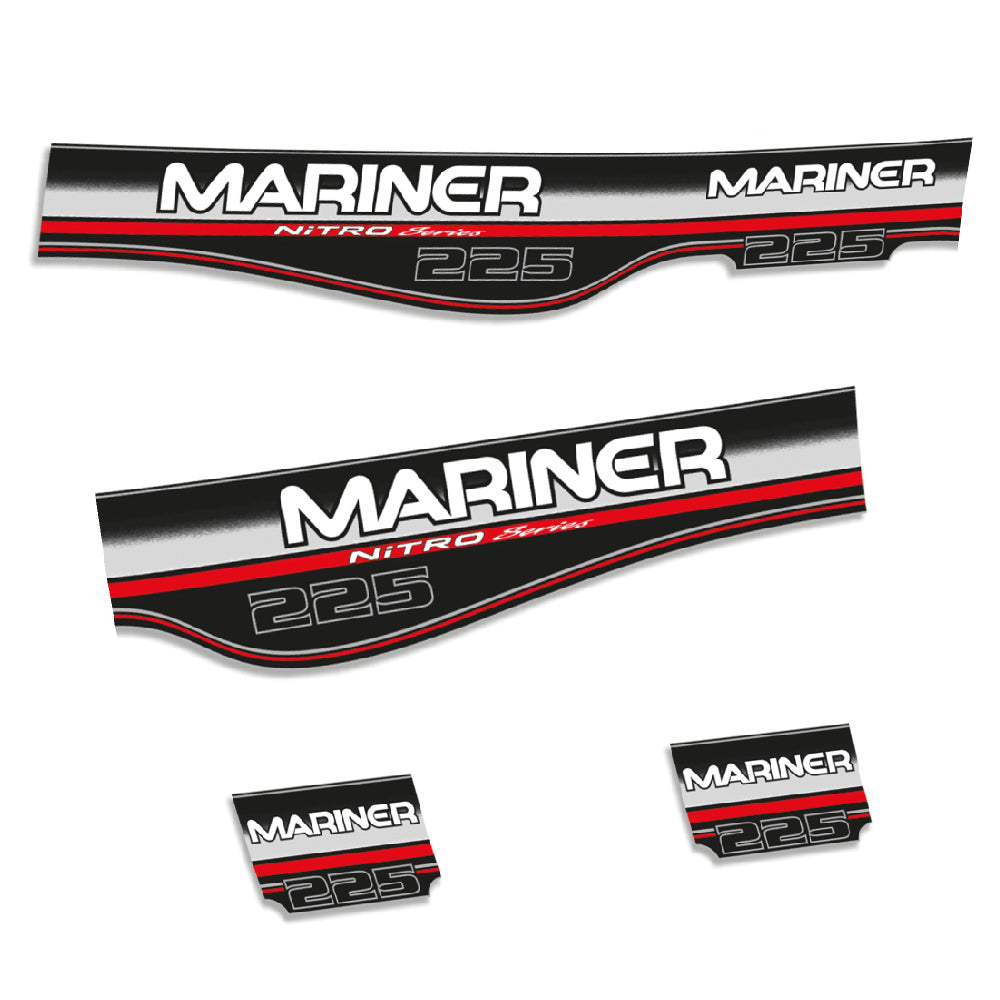 Tarrat Mariner 225HV Nitro sarja 1994-1998 perämoottori vinyylitarrat