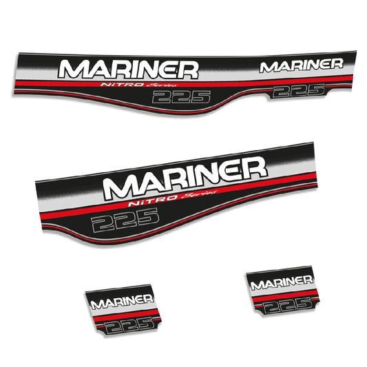 Tarrat Mariner 225HV Nitro sarja 1994-1998 perämoottori vinyylitarrat