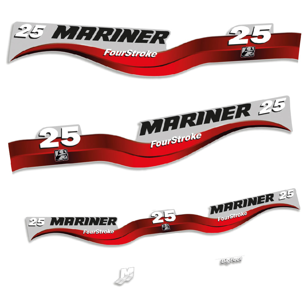 Tarrat Mariner 25HV Nelitahtimoottori perämoottori vinyylitarrat