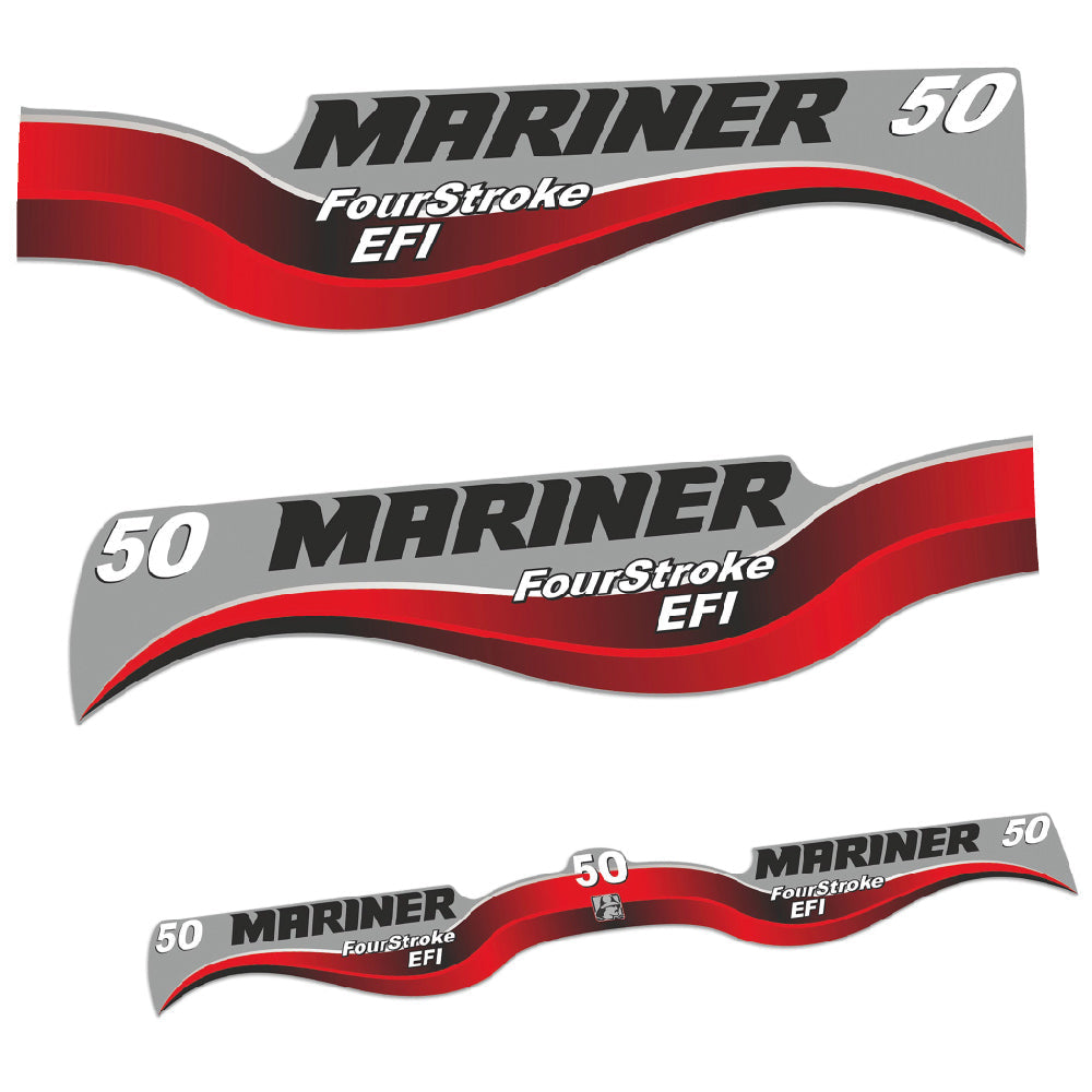 Tarrat Mariner 50HV Nelitahtimoottori EFI perämoottori vinyylitarrat