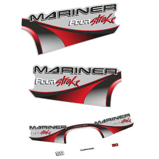 Tarrat Mariner 50HV Nelitahtimoottori perämoottori vinyylitarrat