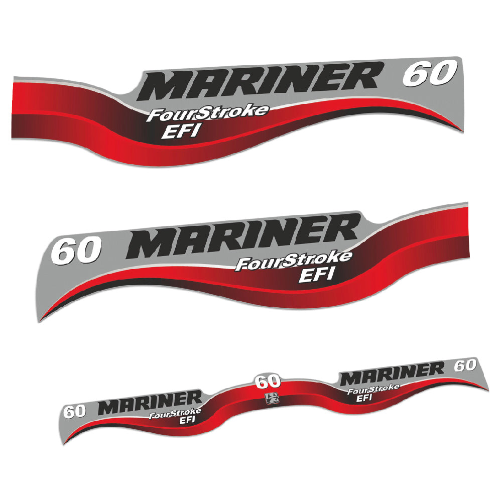 Tarrat Mariner 60HV Nelitahtimoottori EFI perämoottori vinyylitarrat