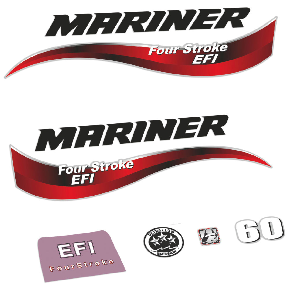 Tarrat Mariner 60HV Nelitahtimoottori EFI 2014 perämoottori vinyylitarrat