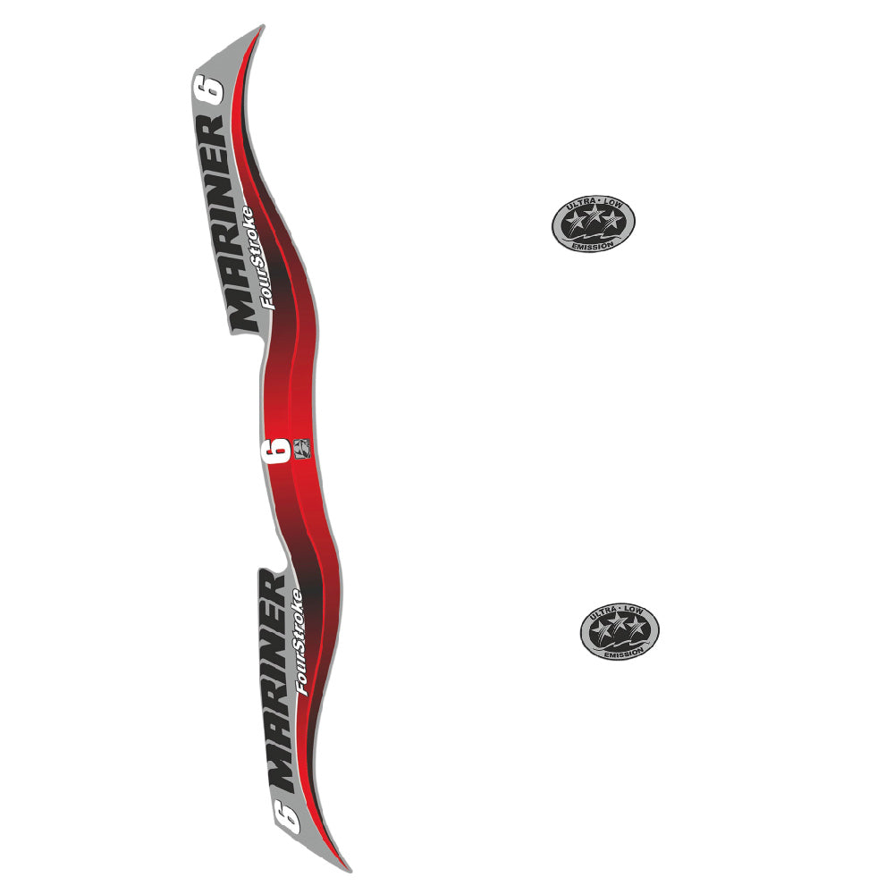 Tarrat Mariner 6HV Nelitahtimoottori perämoottori vinyylitarrat