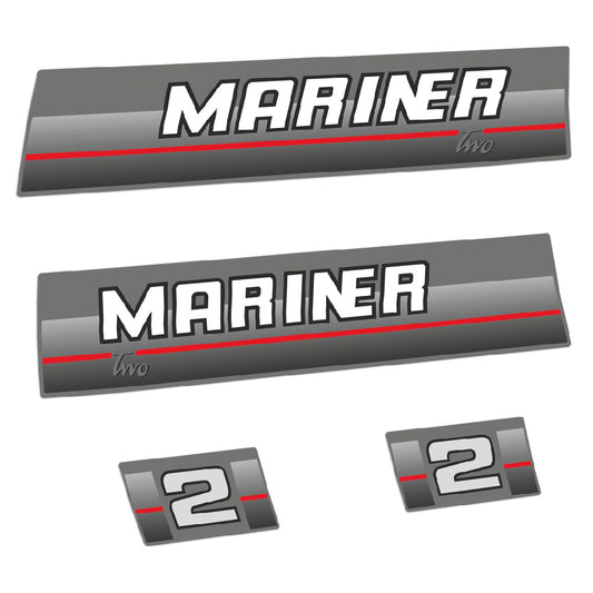 Tarrat Mariner 2HV Kaksi 1984-1990 kaksitahtimoottori perämoottori vinyylitarrat