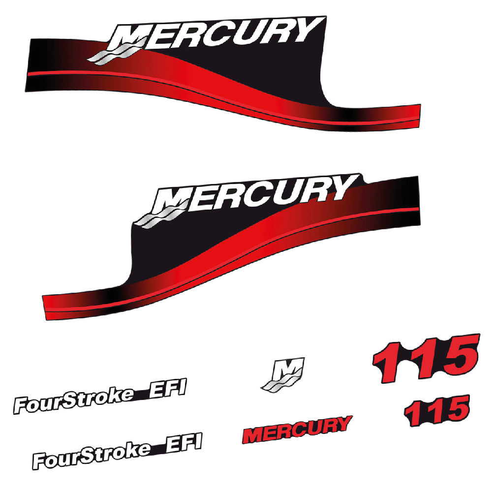 Tarrat Mercury 115HV Nelitahtimoottori perämoottori vinyylitarrat