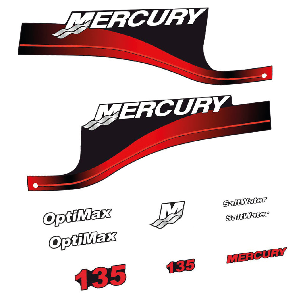 Tarrat Mercury 135HV Optimax SaltWater perämoottori vinyylitarrat