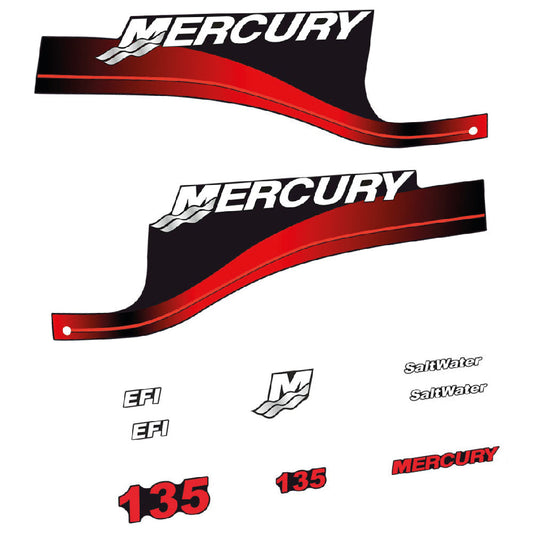 Tarrat Mercury 135HV EFI SaltWater perämoottori vinyylitarrat
