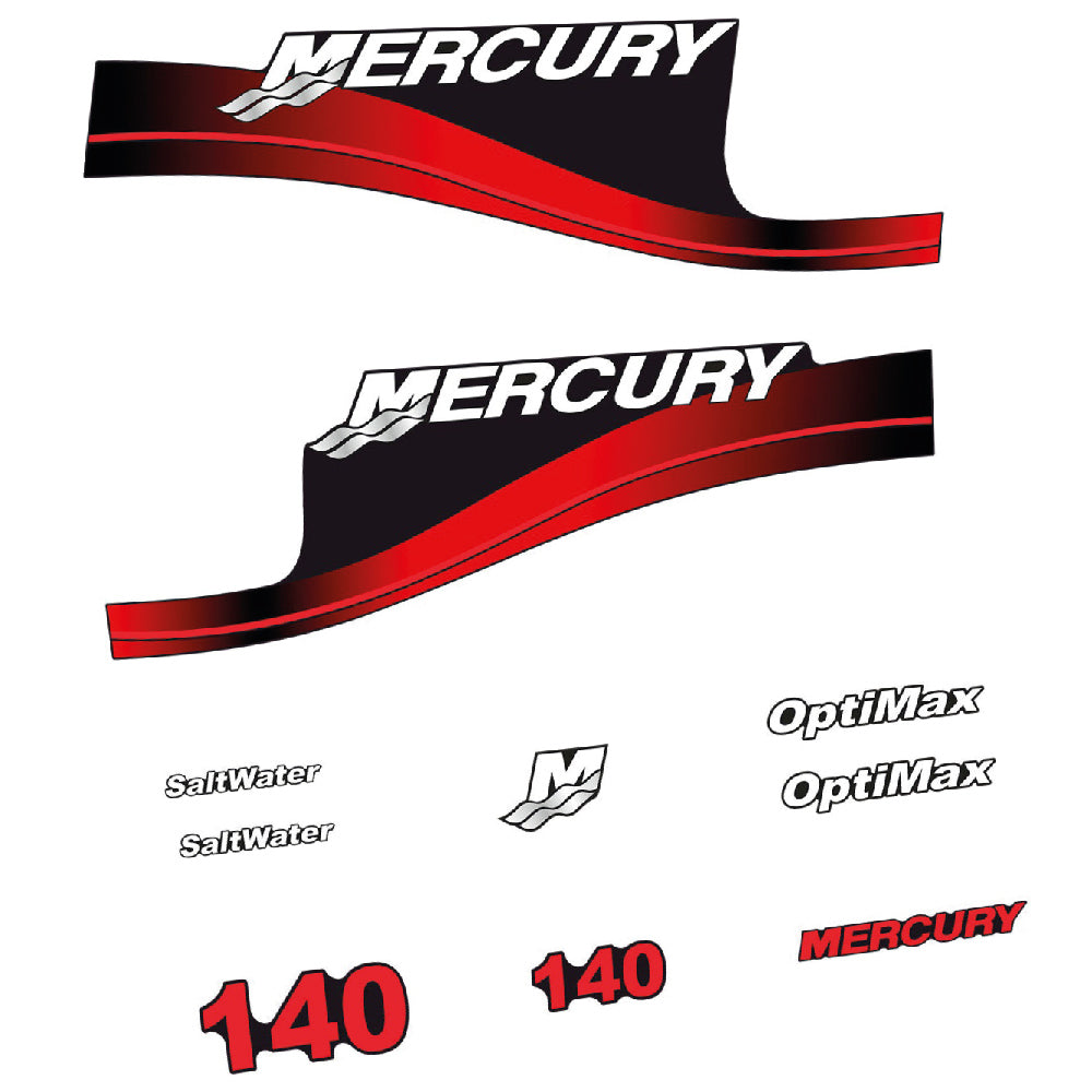 Tarrat Mercury 140HV Optimax SaltWater perämoottori vinyylitarrat