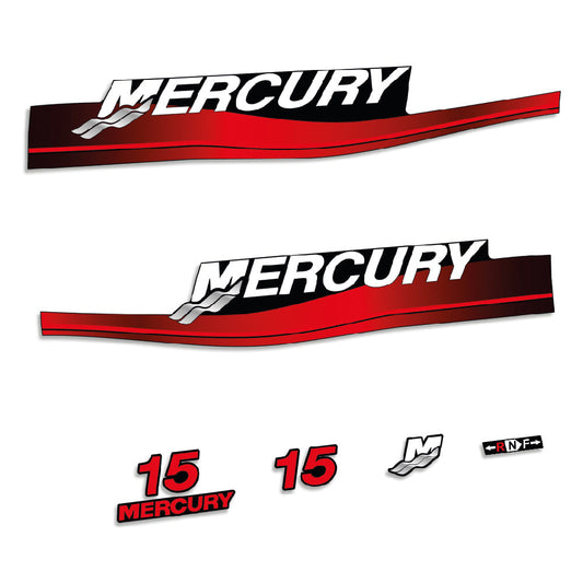 Tarrat Mercury 15HV Kaksitahtimoottori 1999-2006 perämoottori vinyylitarrat