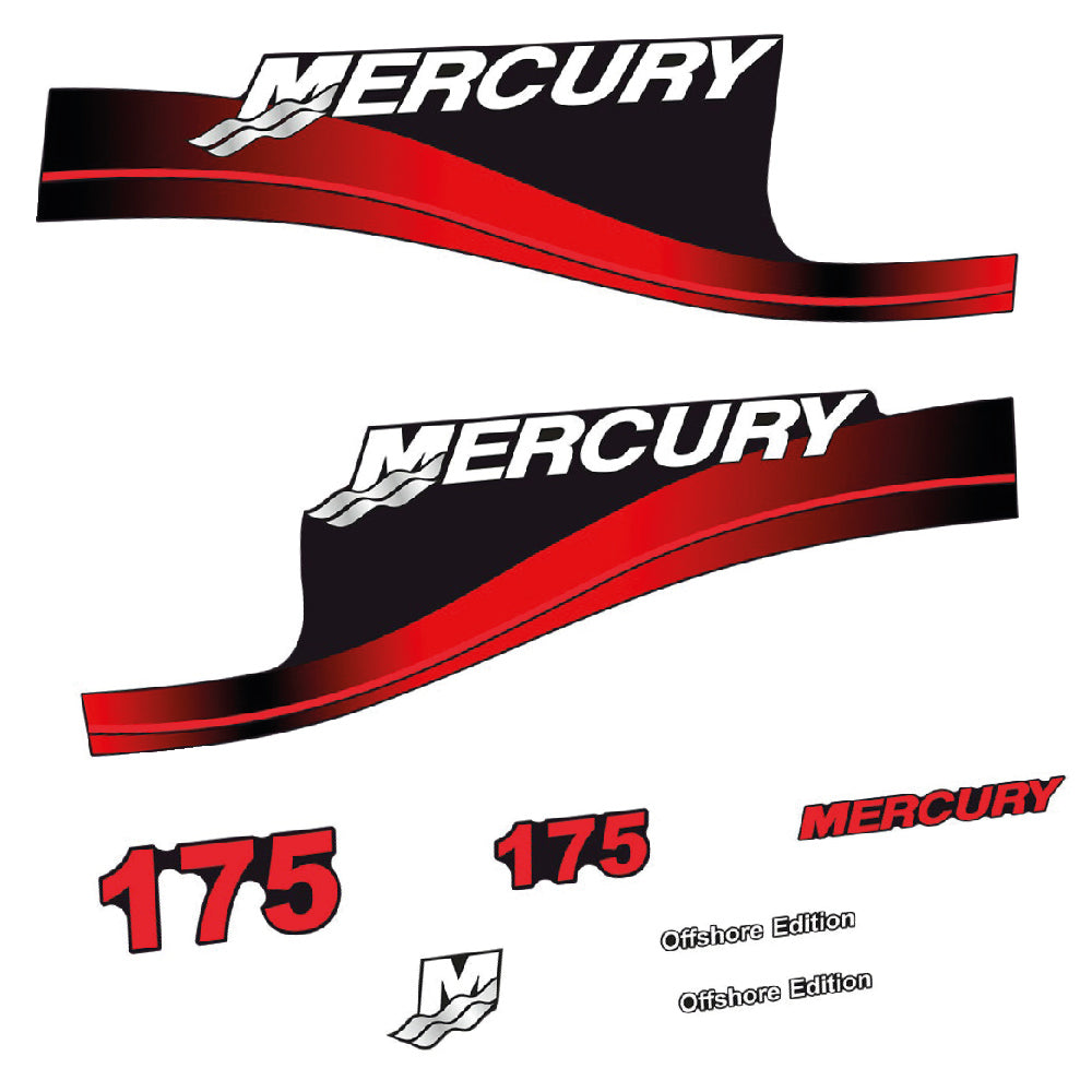 Tarrat Mercury 175HV Offshore perämoottori vinyylitarrat