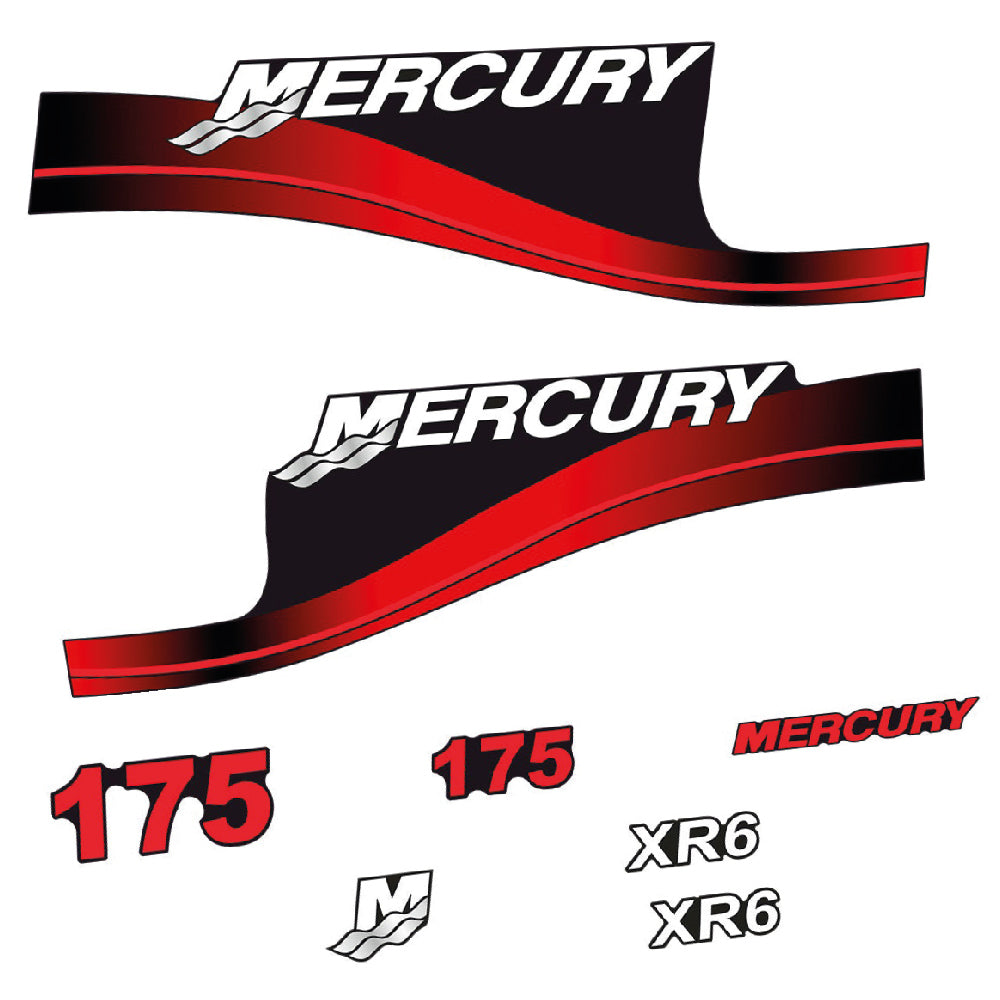 Tarrat Yhteensopiva Mercury 175HV XR6 perämoottori vinyylitarrat