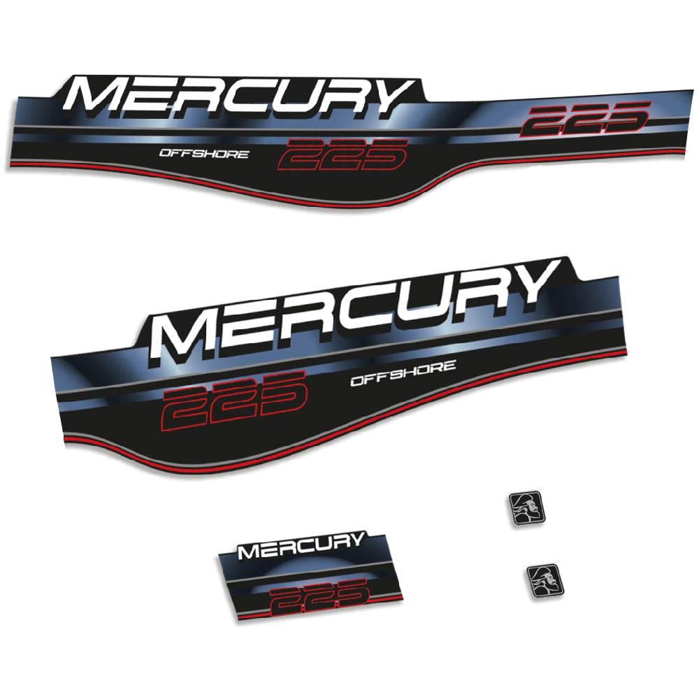 Tarrat Mercury 225HV Offshore 1994-1998 perämoottori vinyylitarrat