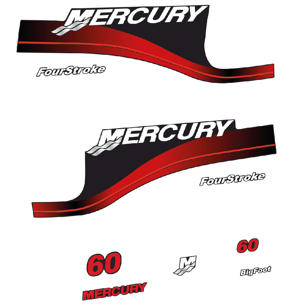 Tarrat Mercury 60HV Nelitahtimoottori perämoottori vinyylitarrat