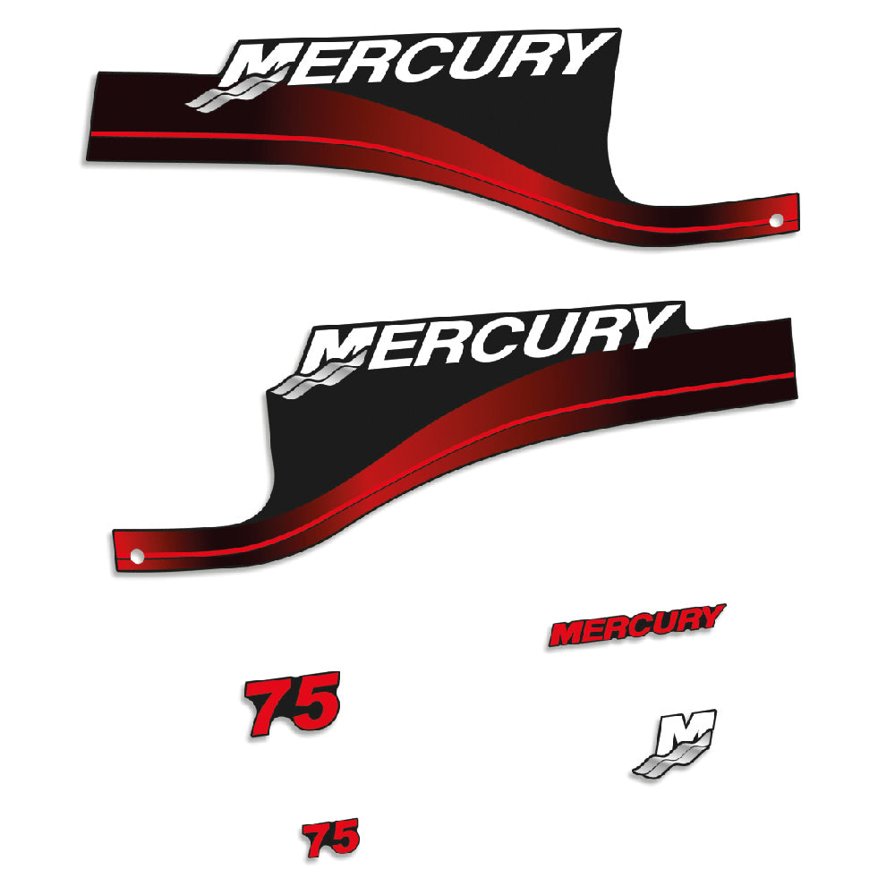 Tarrat Mercury 75HV EFI ELPTO kaksitahtimoottori 1999-2006 perämoottori vinyylitarrat