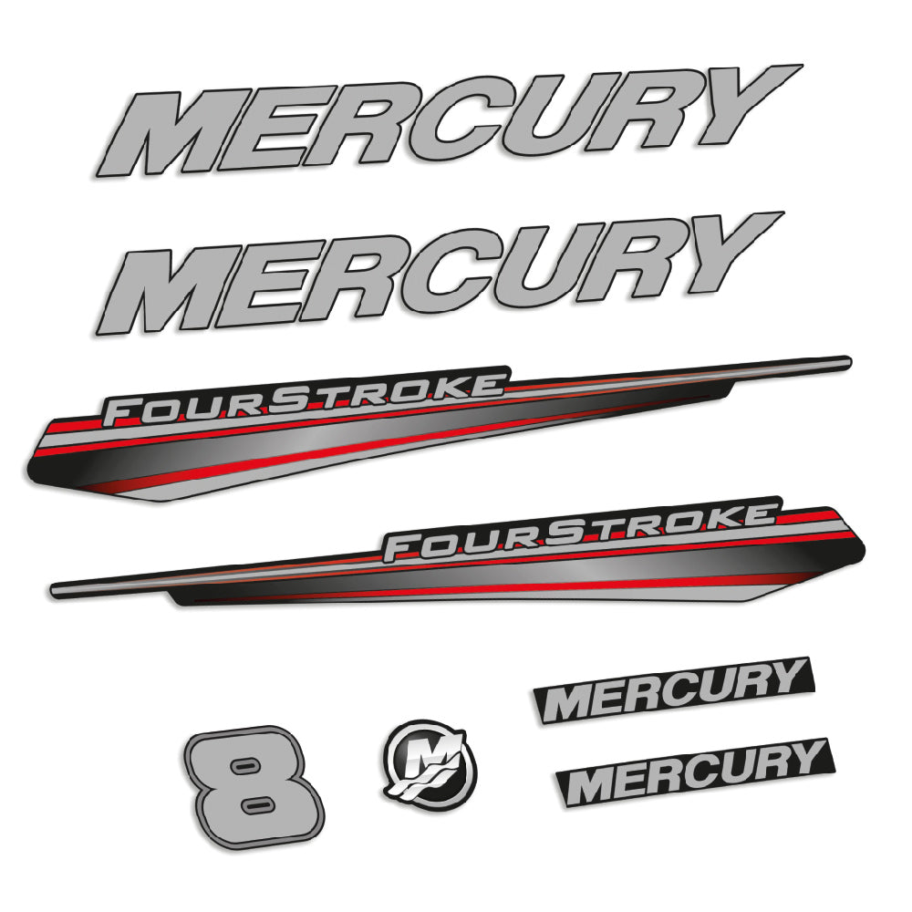 Tarrat Mercury 8HV Nelitahtimoottori 2013-2017 perämoottori vinyylitarrat