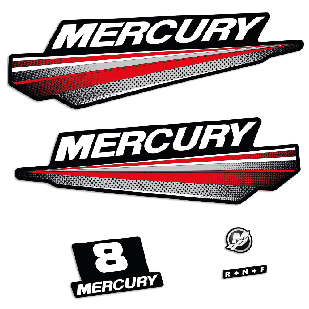 Tarrat Mercury 8HV Kaksitahtimoottori uusi malli perämoottori vinyylitarrat