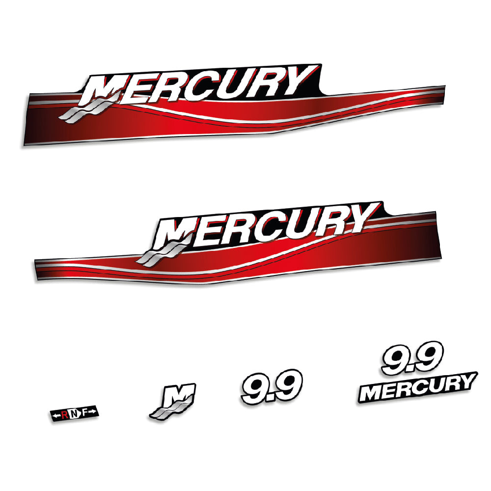 Tarrat Yhteensopiva Mercury 9.9HV Kaksitahtimoottori 2005-2006 perämoottori vinyylitarrat