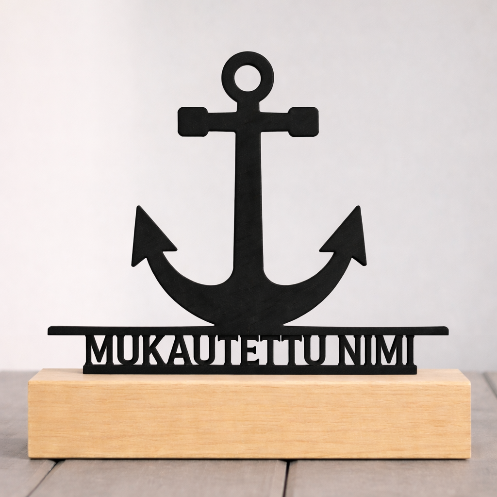 Mukautettu ankkuri nimikyltti – merihenkinen sisustus
