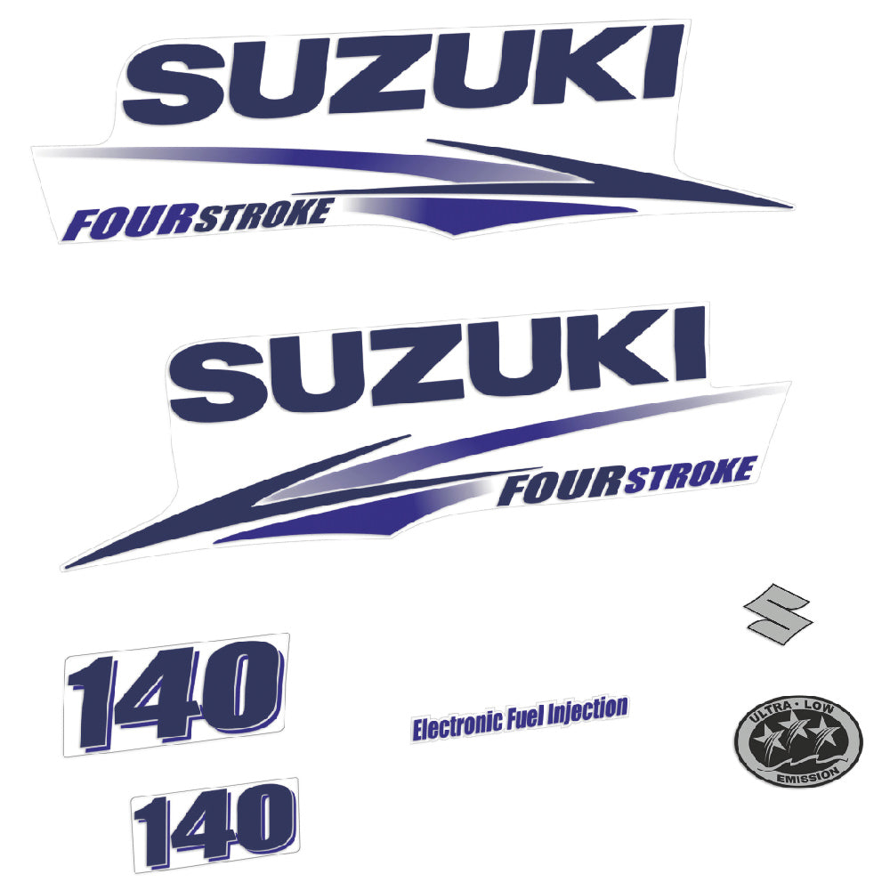 Tarrat Suzuki DF140 140HV Nelitahtimoottori valkoinen katte 2010-2013 perämoottori vinyylitarrat