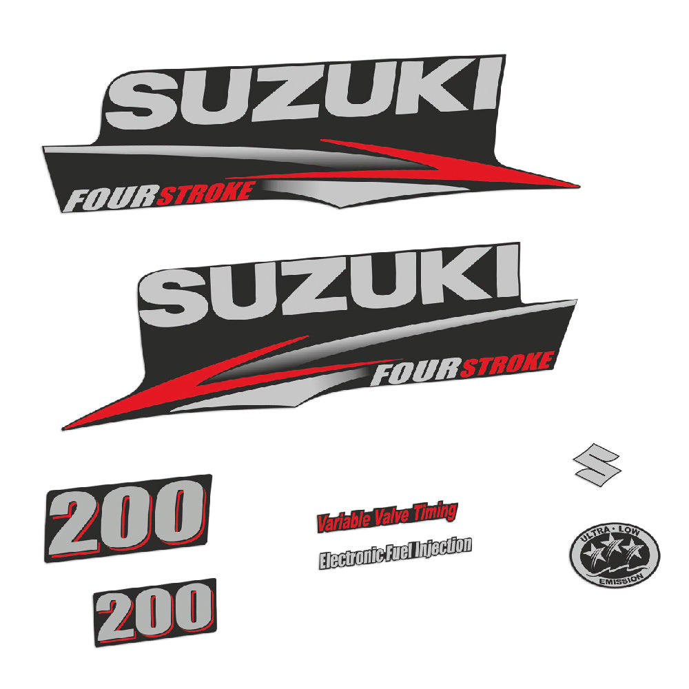 Tarrat Suzuki DF200 200HV Nelitahtimoottori 2010-2013 1 perämoottori vinyylitarrat