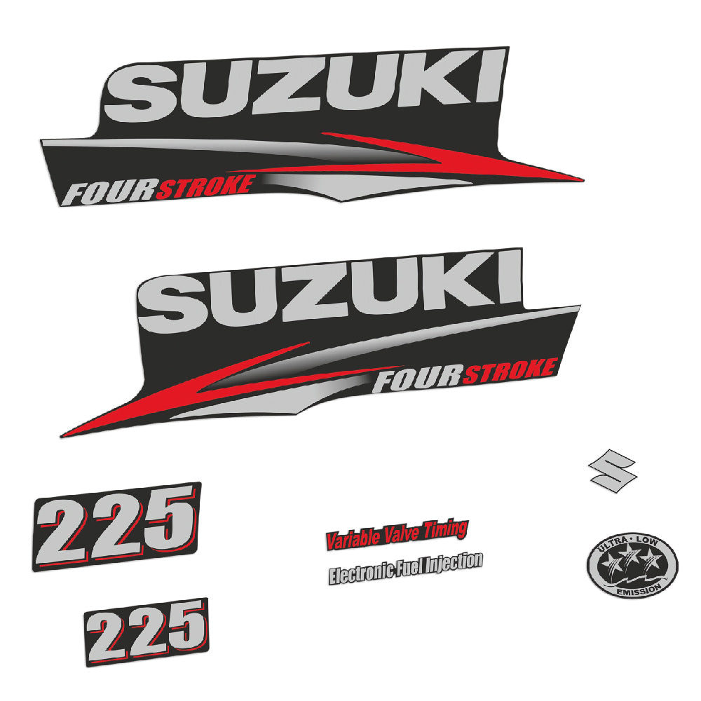 Tarrat Suzuki DF225 225HV Nelitahtimoottori 2010-2013 perämoottori vinyylitarrat