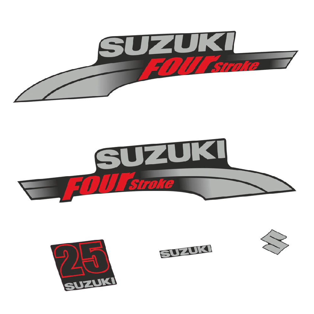 Tarrat Suzuki DF25 25HV Nelitahtimoottori 2003-2009 perämoottori vinyylitarrat