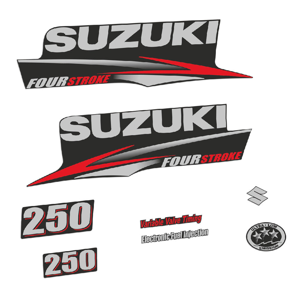 Tarrat Suzuki DF250 250HV Nelitahtimoottori 2010-2013 perämoottori vinyylitarrat