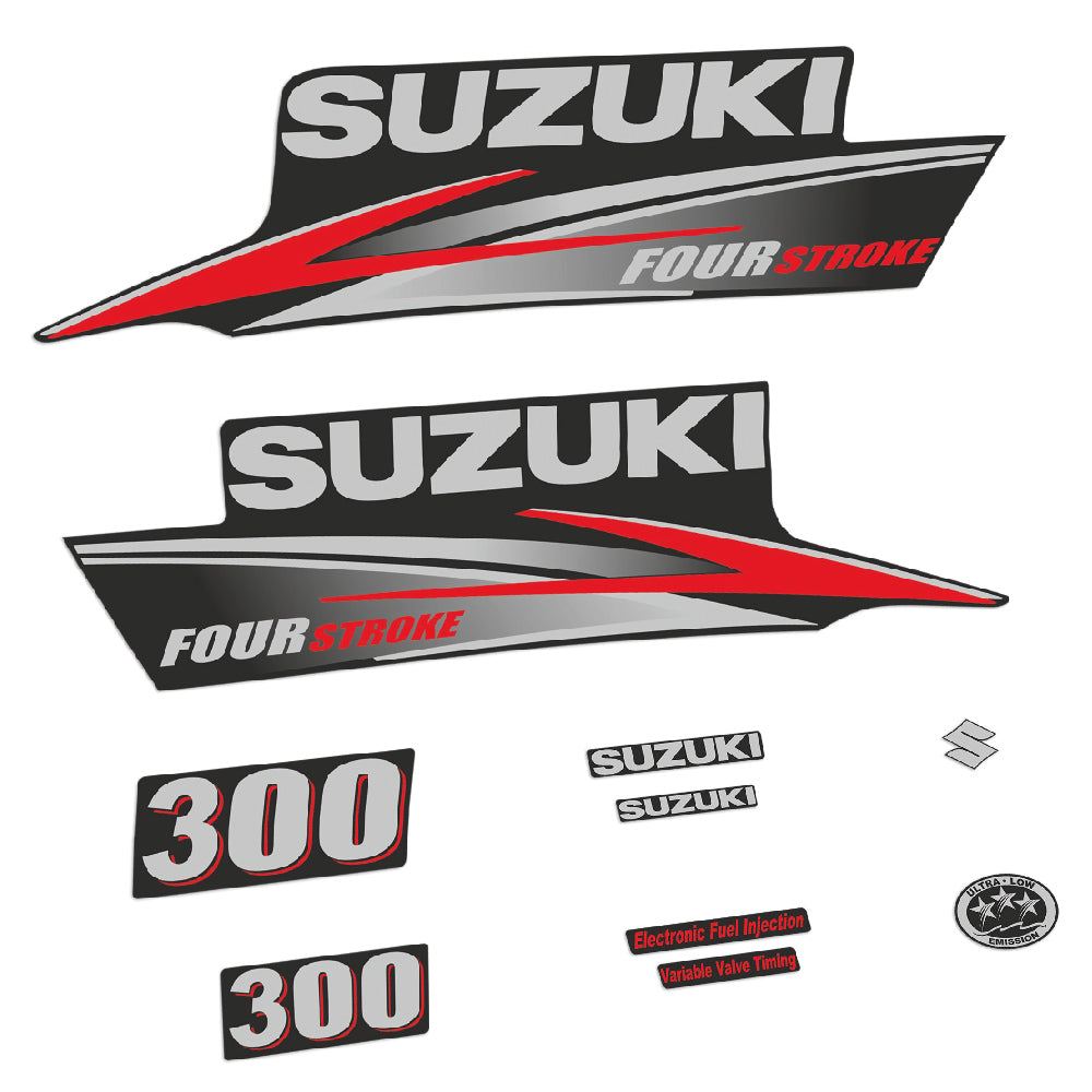 Tarrat Suzuki DF300 300HV Nelitahtimoottori 2010-2013 perämoottori vinyylitarrat