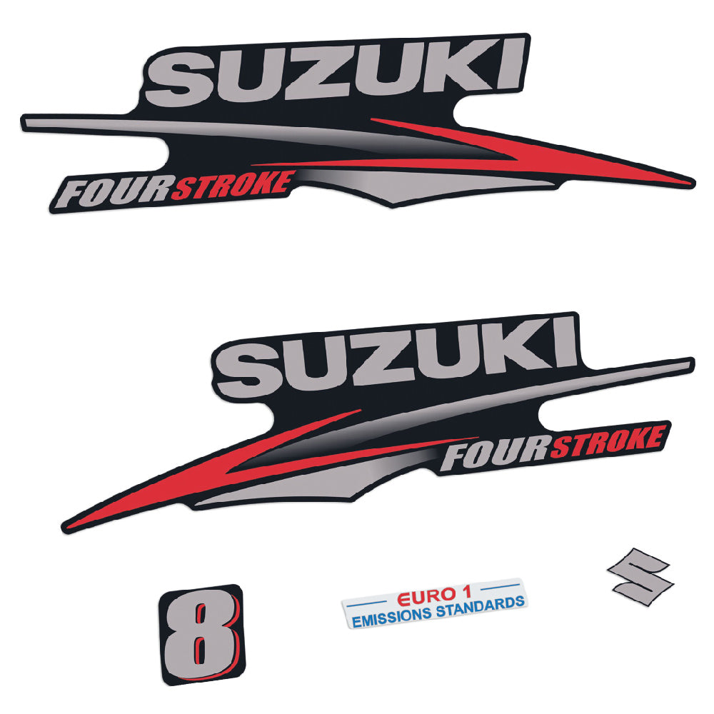 Tarrat Suzuki DF8 8HV Nelitahtimoottori 2010-2013 perämoottori vinyylitarrat