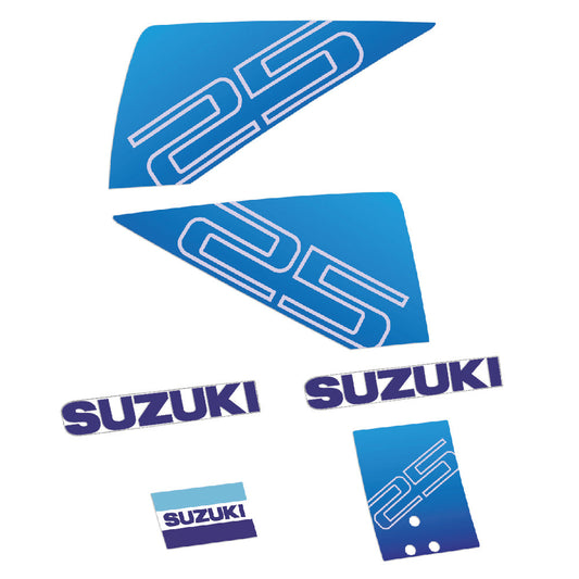 Tarrat Suzuki DT25 25HV Kaksitahtimoottori perämoottori vinyylitarrat