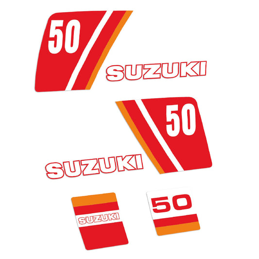 Tarrat Suzuki DT50 50HV Kaksitahtimoottori 80-luvun perämoottori vinyylitarrat