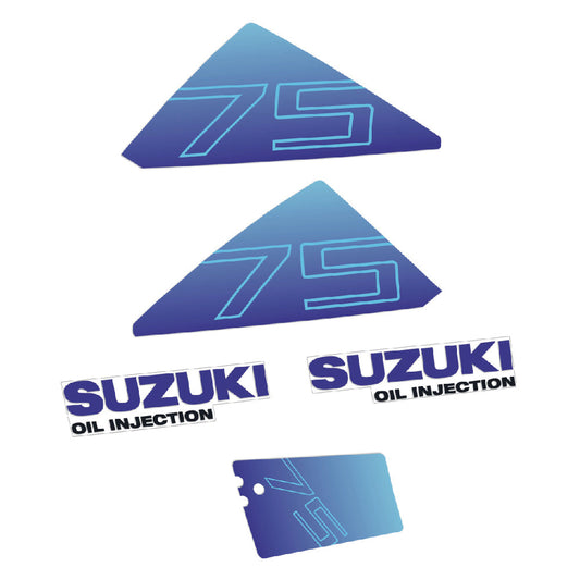 Tarrat Suzuki DT75 75HV Kaksitahtimoottori öljynruiskutus perämoottori vinyylitarrat