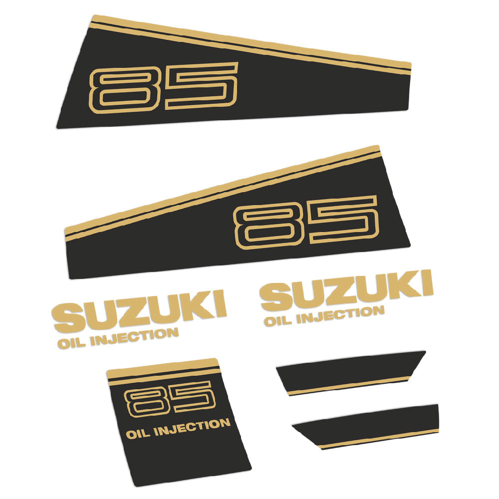 Tarrat Suzuki DT85 85HV Kaksitahtimoottori 1986-1987 perämoottori vinyylitarrat