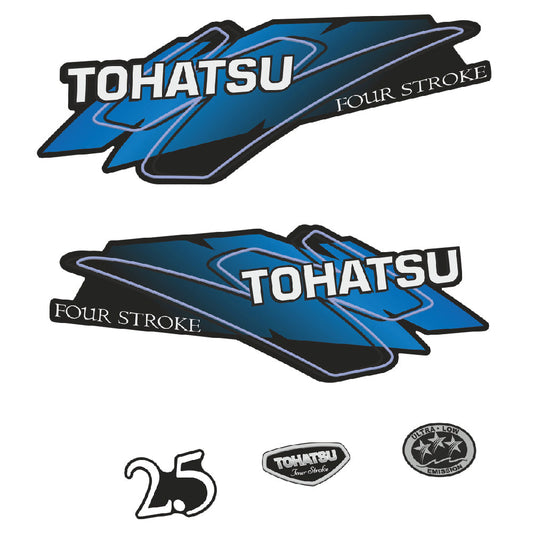 Tarrat Tohatsu 2.5HV Nelitahtimoottori perämoottori vinyylitarrat