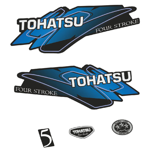 Tarrat Tohatsu 5HV Nelitahtimoottori perämoottori vinyylitarrat