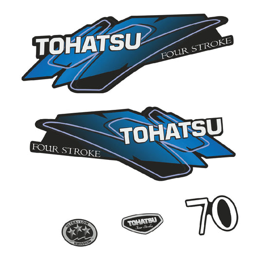 Tarrat Tohatsu 70HV Nelitahtimoottori perämoottori vinyylitarrat