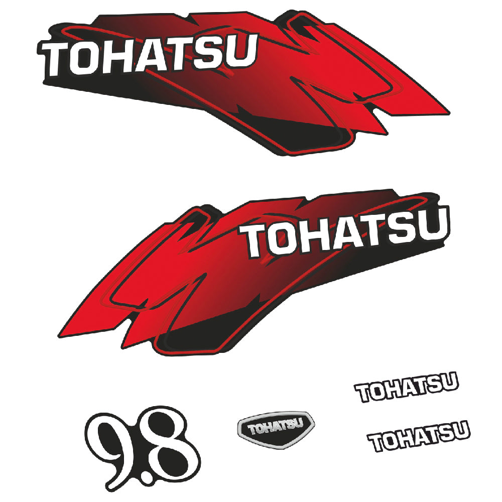 Tarrat Tohatsu 9.8HV Kaksitahtimoottori perämoottori vinyylitarrat