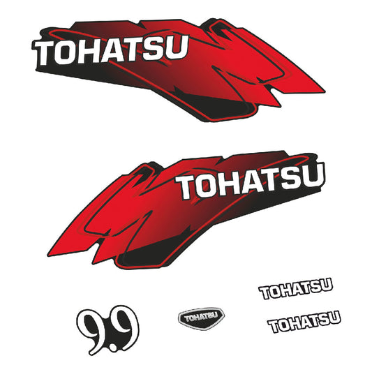 Tarrat Tohatsu 9.9HV Kaksitahtimoottori 1 perämoottori vinyylitarrat