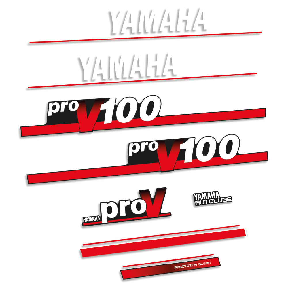 Tarrat Yamaha 100HV Kaksitahtimoottori ProV 1994-1995 perämoottori vinyylitarrat