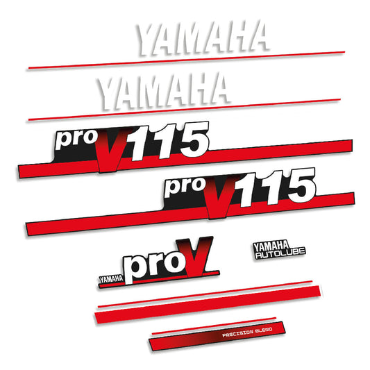 Tarrat Yamaha 115HV Kaksitahtimoottori ProV 1994-1995 perämoottori vinyylitarrat