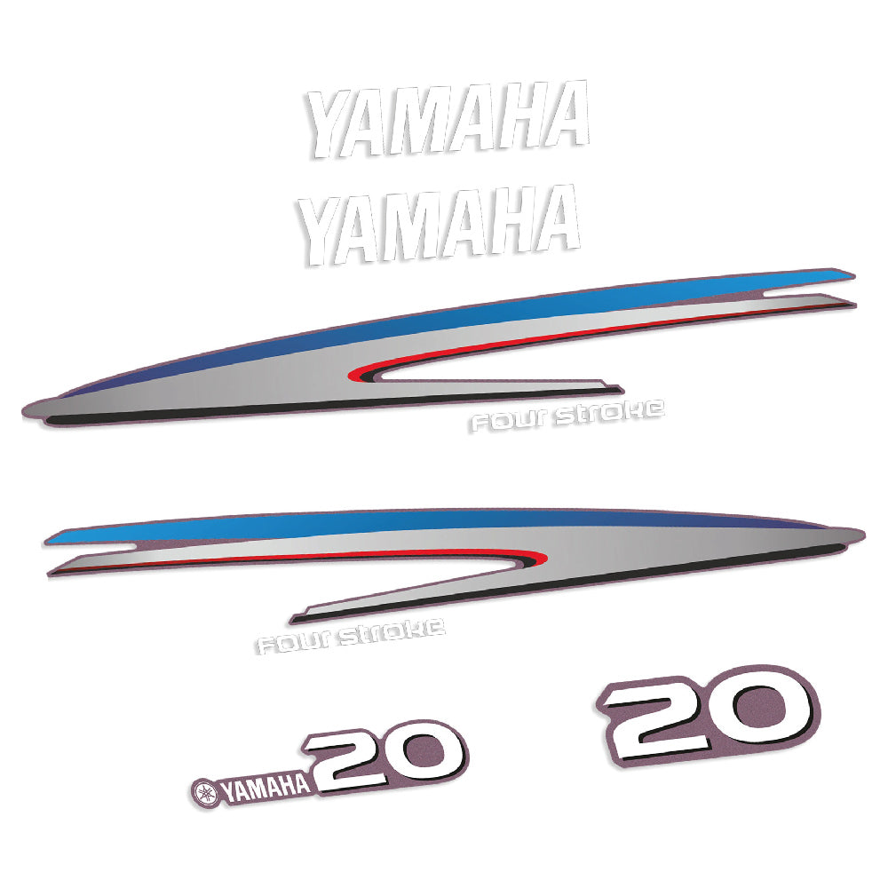 Tarrat Yamaha 20HV Nelitahtimoottori perämoottori vinyylitarrat