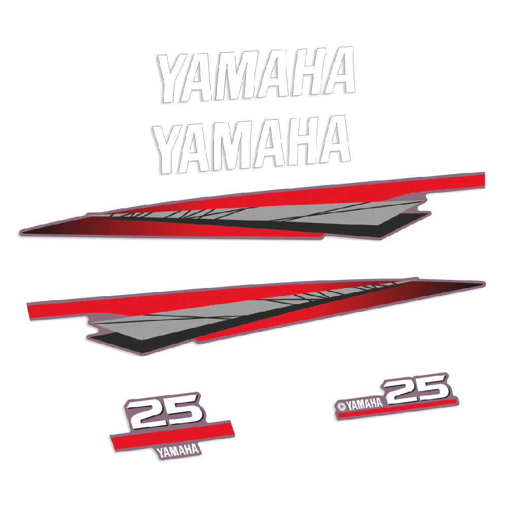 Tarrat Yamaha 25HV Kaksitahtimoottori perämoottori vinyylitarrat