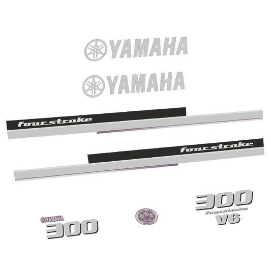 Tarrat Yamaha 300HV V6 Nelitahtimoottori 2013 perämoottori vinyylitarrat