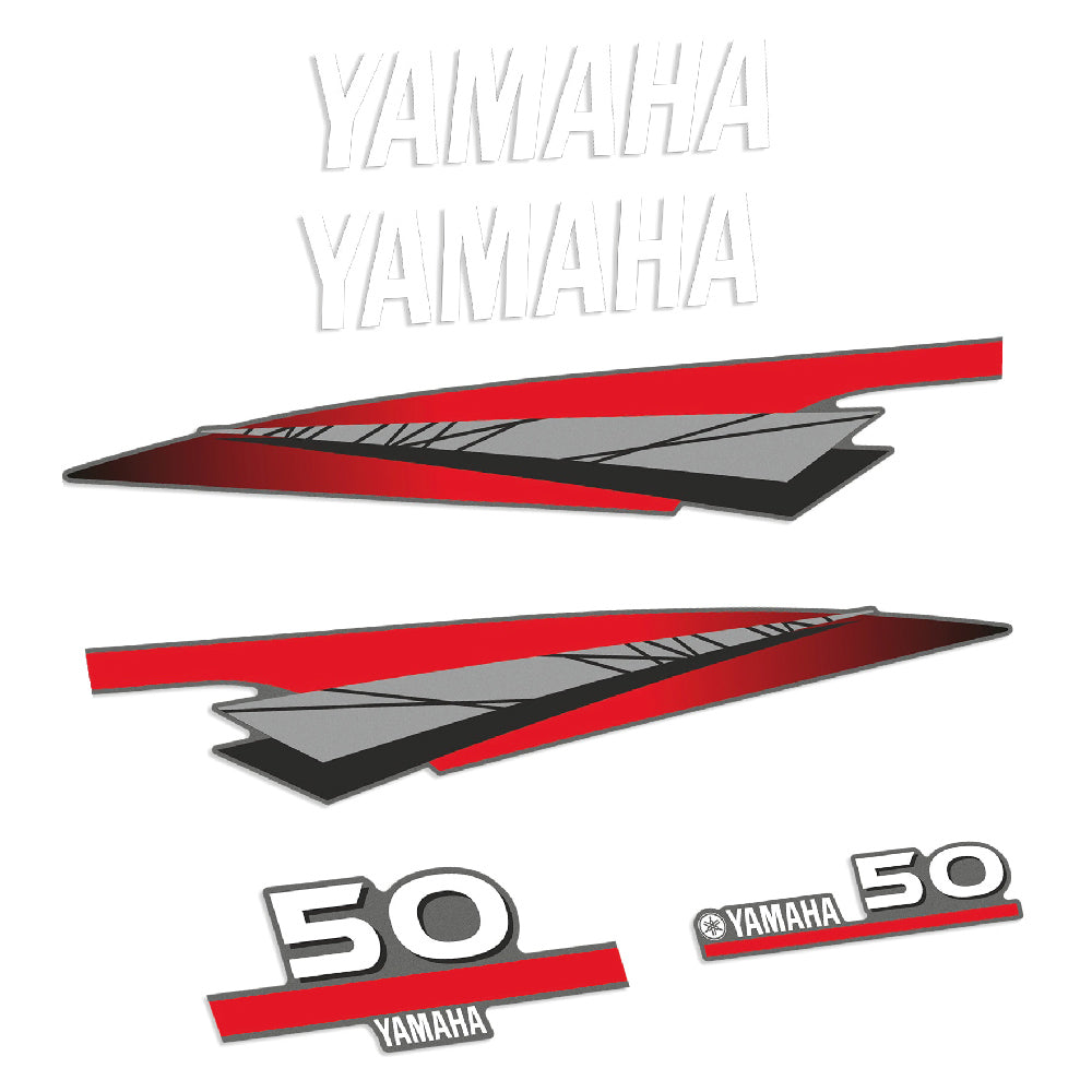 Tarrat Yamaha 50HV Kaksitahtimoottori perämoottori vinyylitarrat