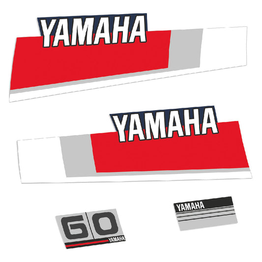 Tarrat Yamaha 60HV Kaksitahtimoottori 80-luvun perämoottori vinyylitarrat