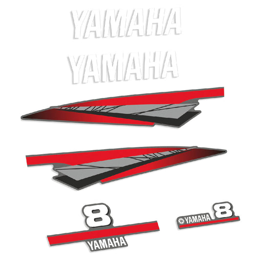 Tarrat Yamaha 8HV Kaksitahtimoottori perämoottori vinyylitarrat