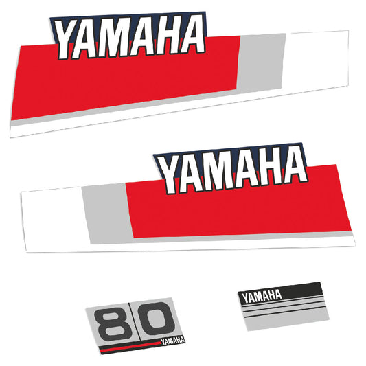 Tarrat Yamaha 80HV Kaksitahtimoottori 80-luku 1 perämoottori vinyylitarrat